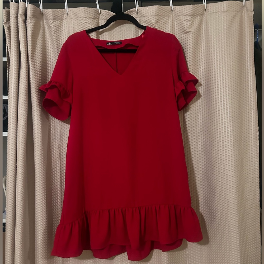 Red Zara dress only worn once